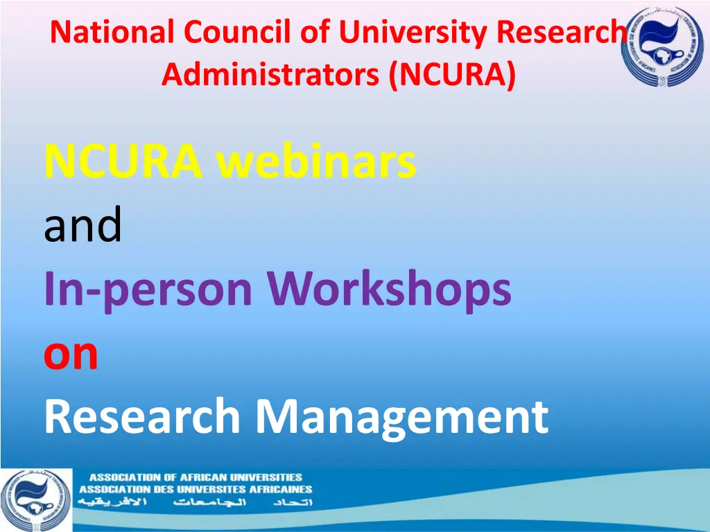 national council of university research 1