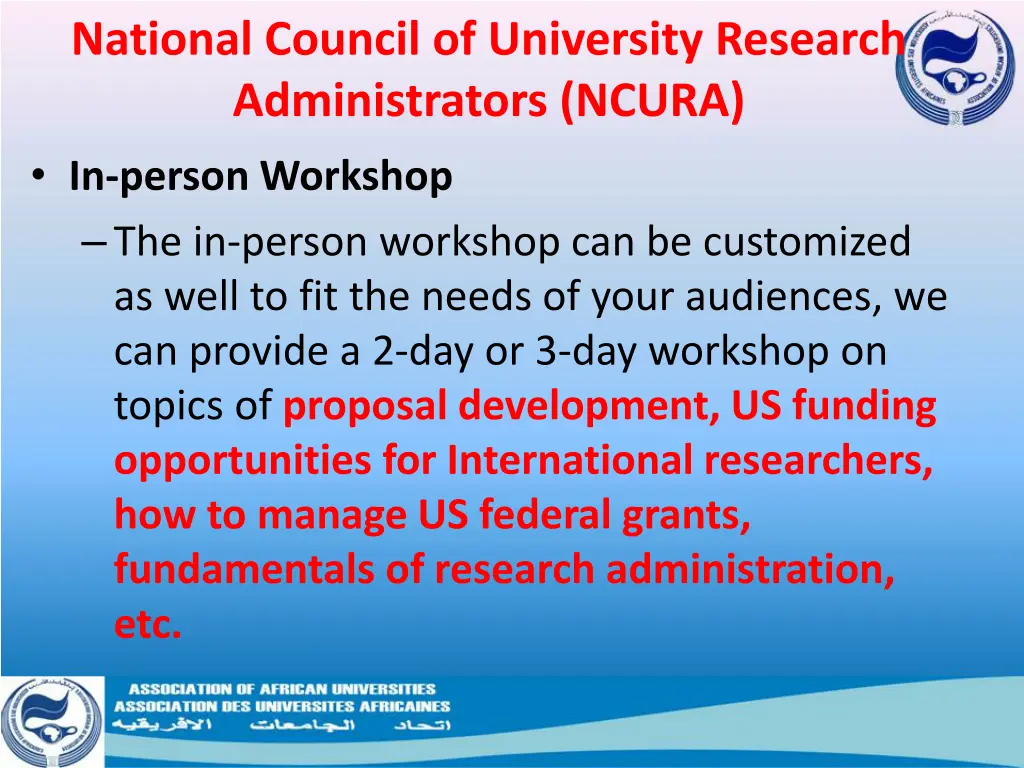 national council of university research 4