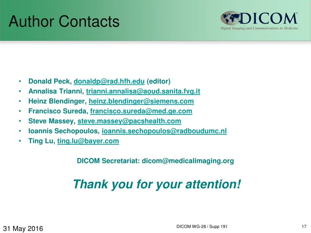 author contacts