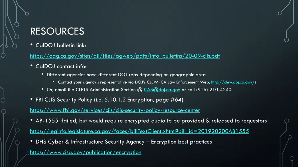 resources caldoj bulletin link