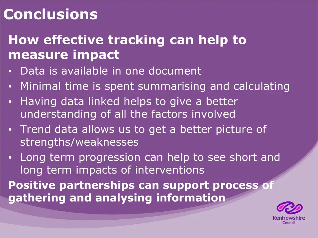 conclusions