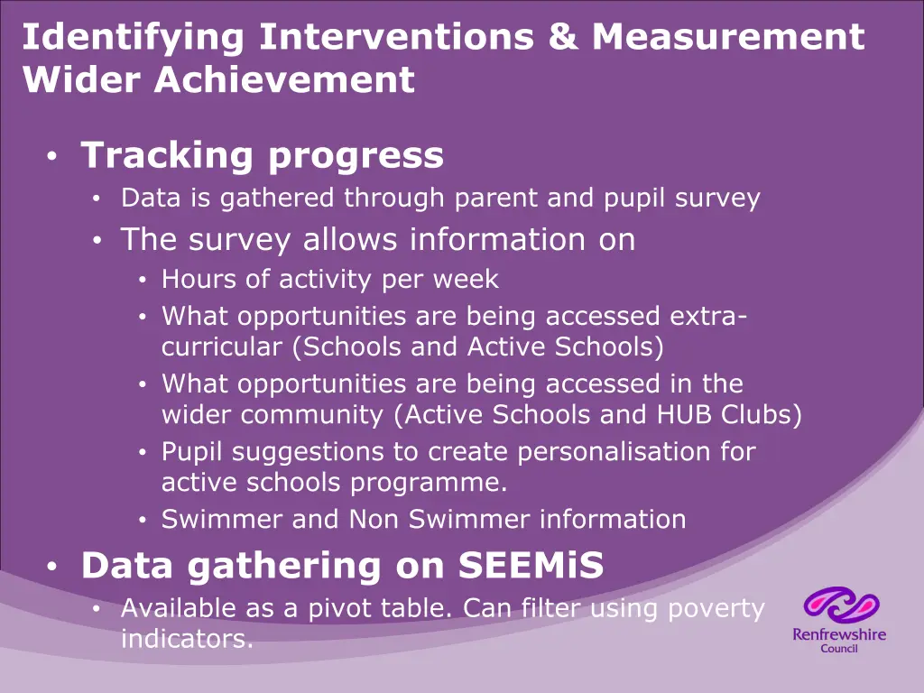identifying interventions measurement wider 1
