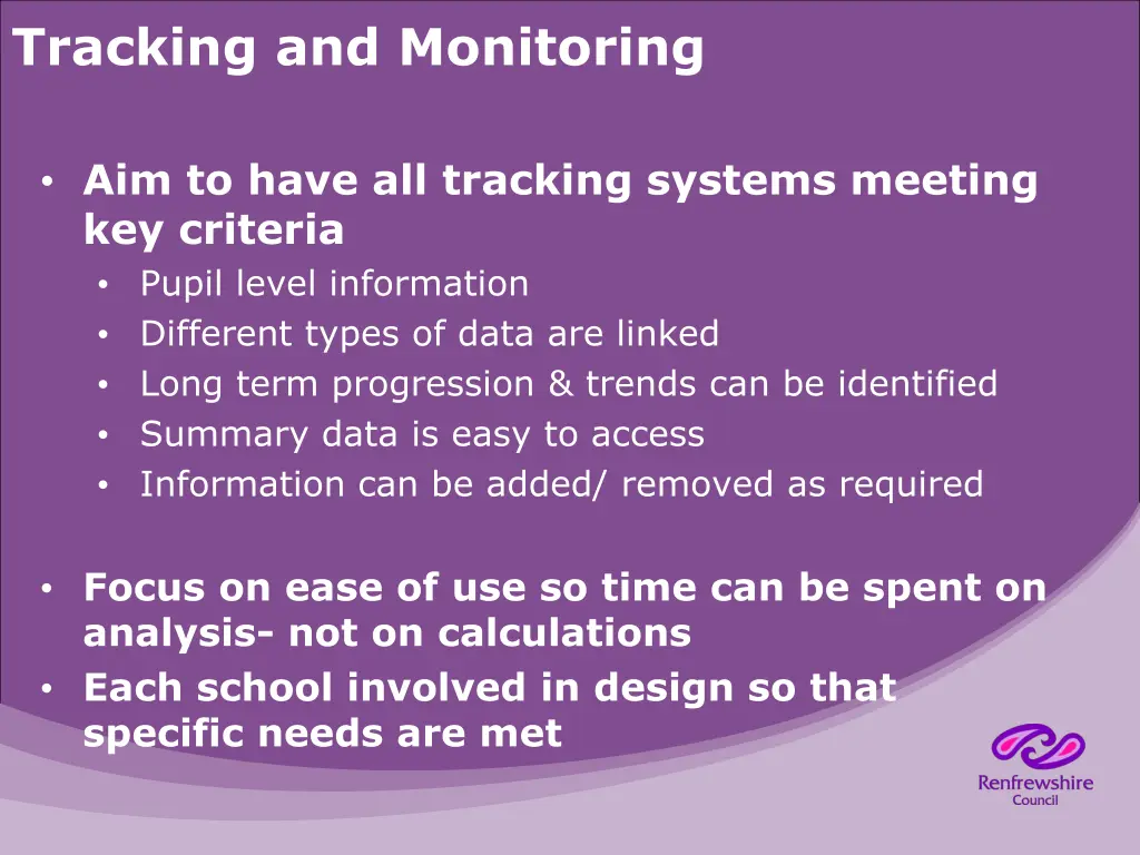 tracking and monitoring
