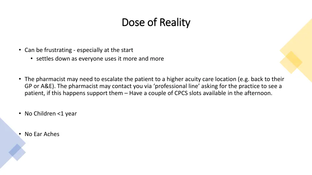 dose of reality dose of reality