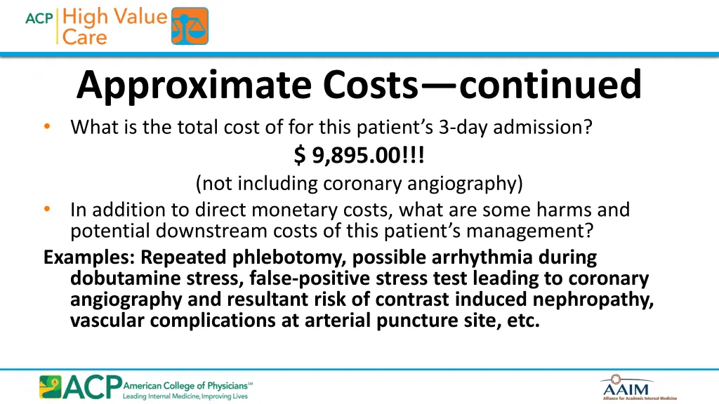 approximate costs continued what is the total