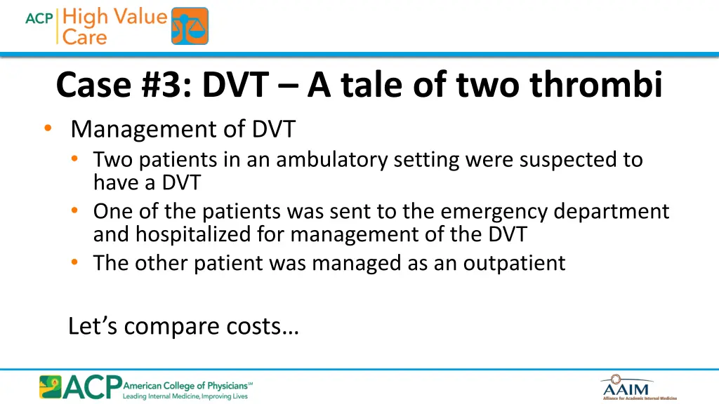 case 3 dvt a tale of two thrombi management