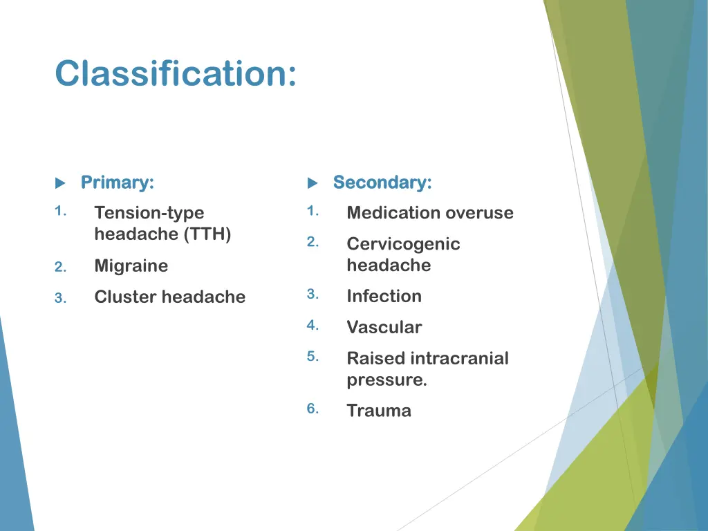classification