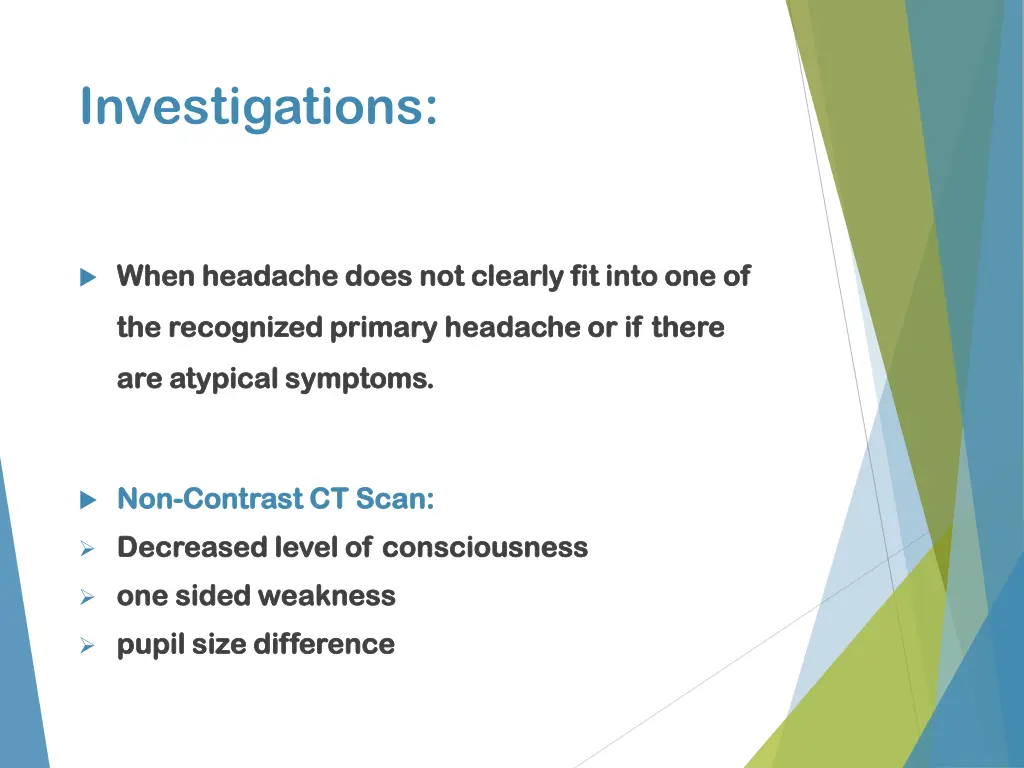 investigations