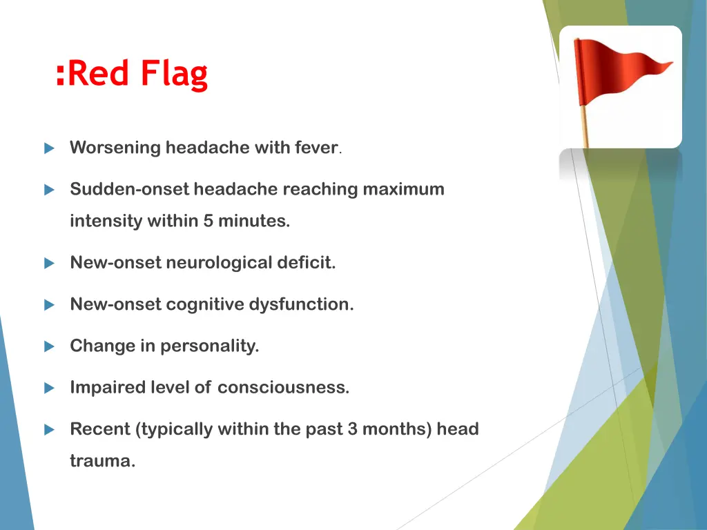 red flag