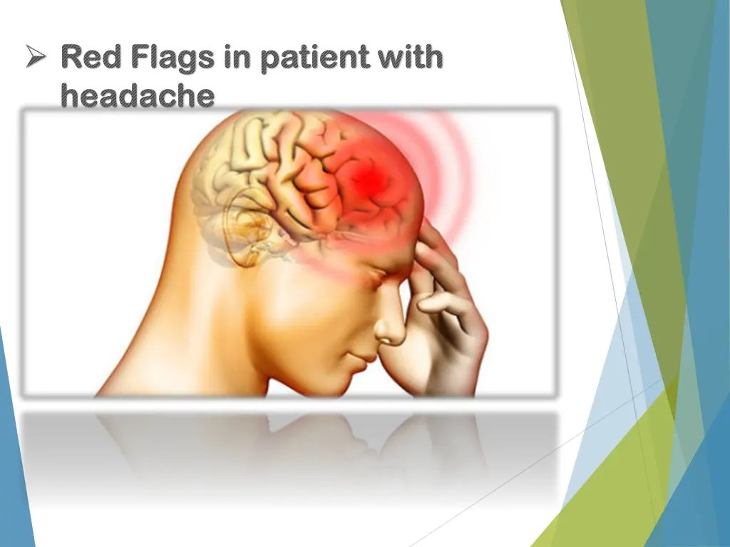 red flags in patient with red flags in patient