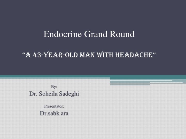 endocrine grand round
