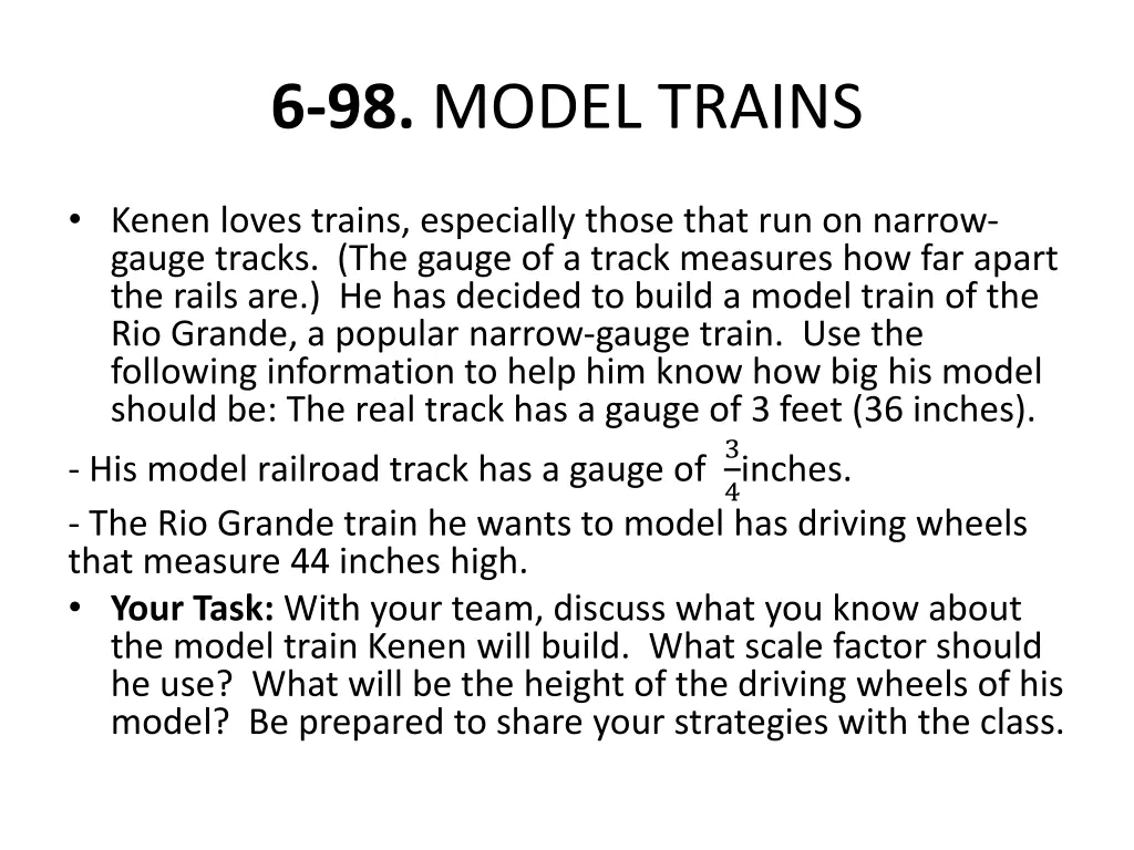 6 98 model trains