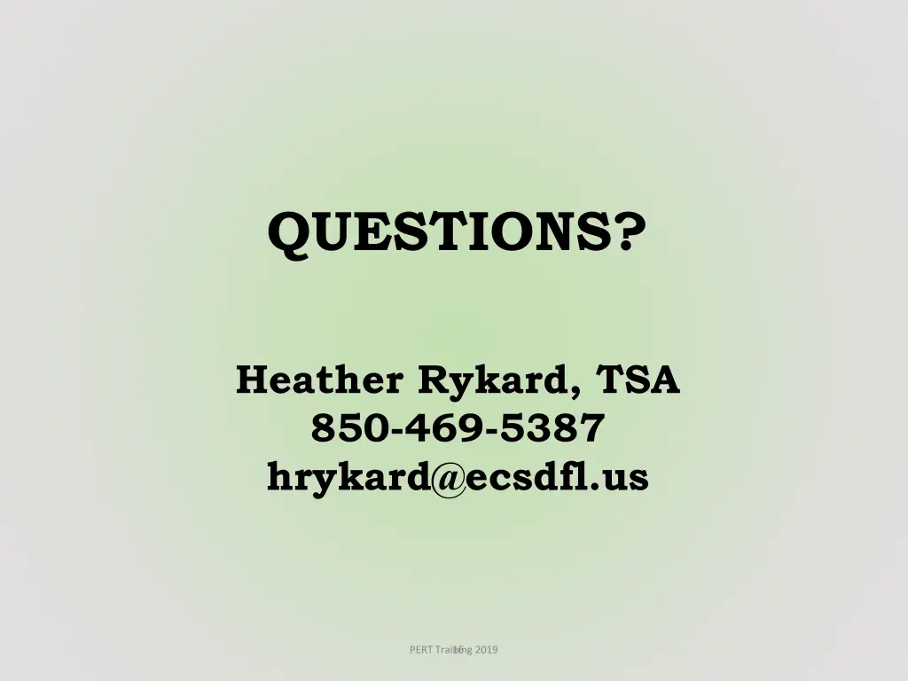 questions