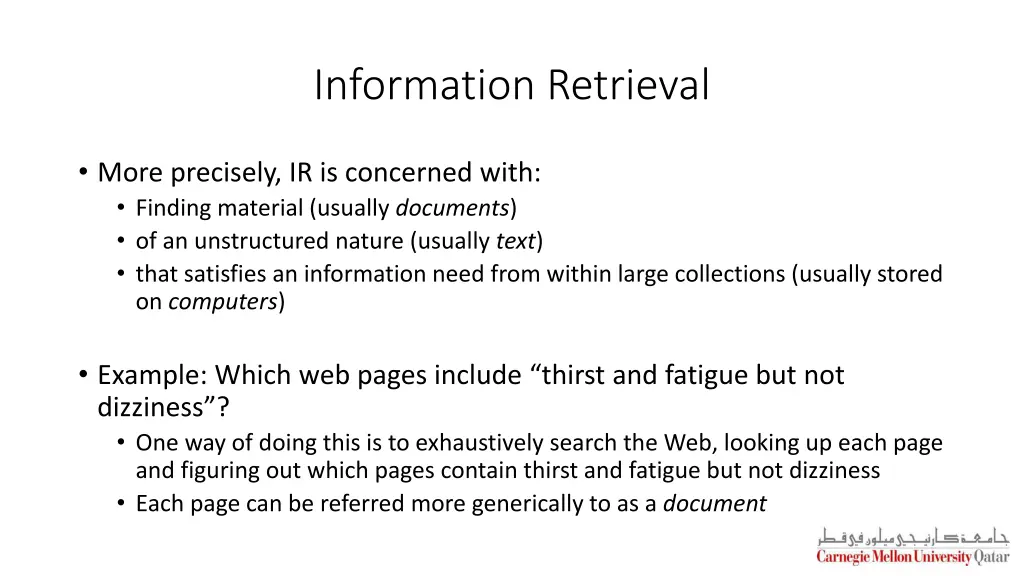information retrieval 1