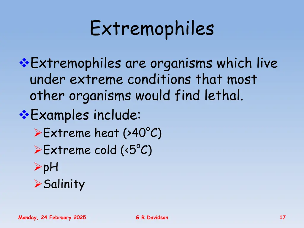 extremophiles 1