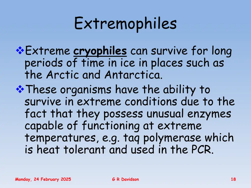 extremophiles 2