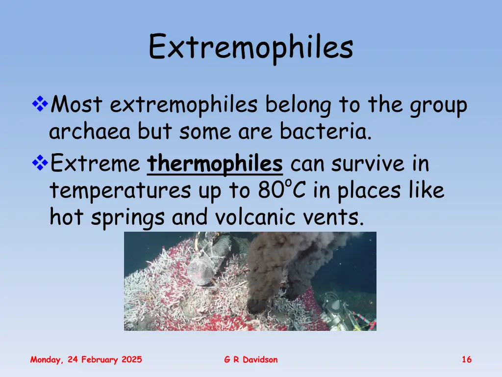 extremophiles