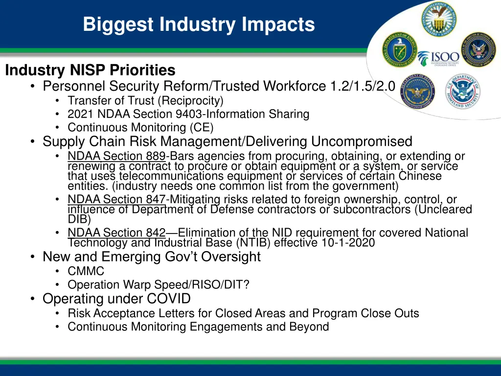 biggest industry impacts