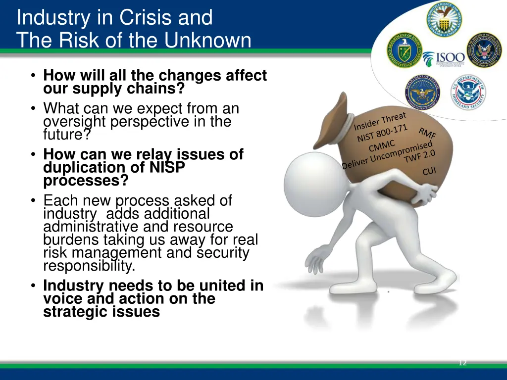 industry in crisis and the risk of the unknown