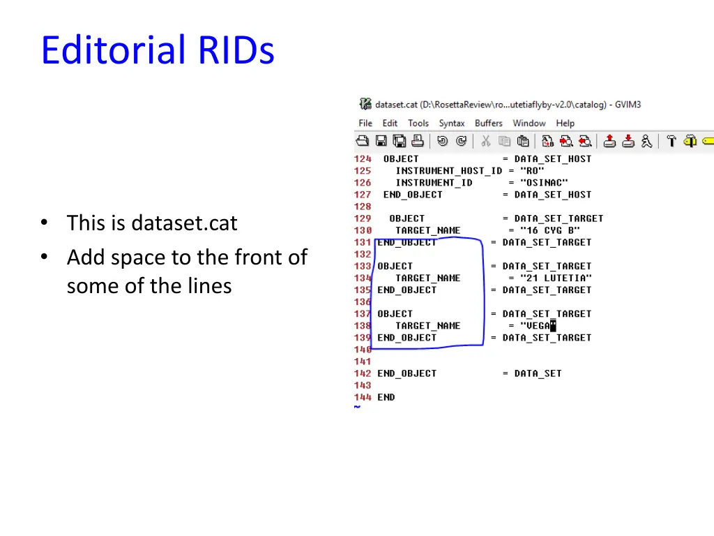 editorial rids