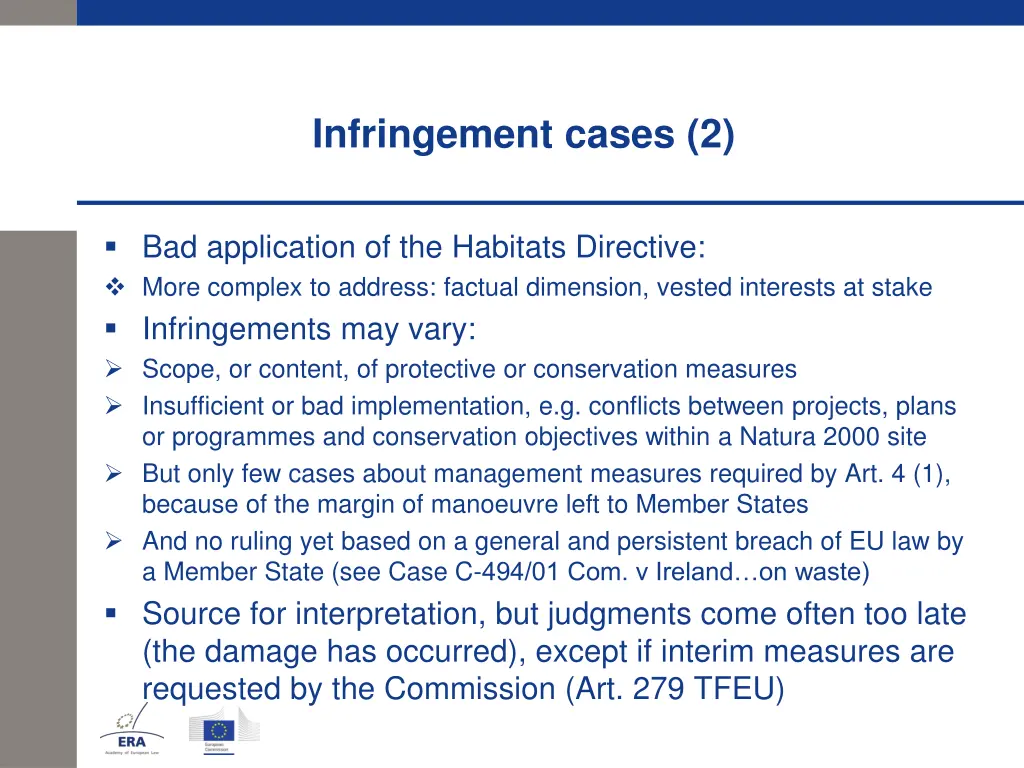 infringement cases 2