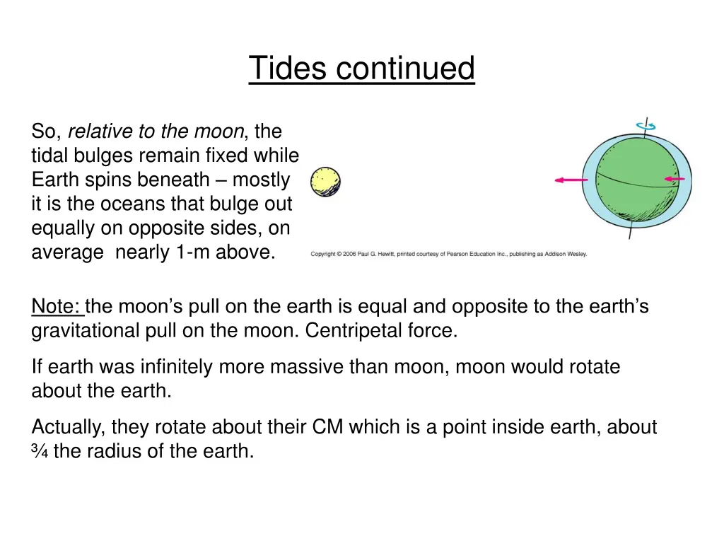 tides continued