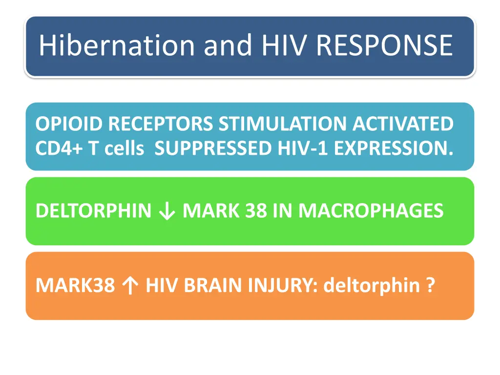 hibernation and hiv response