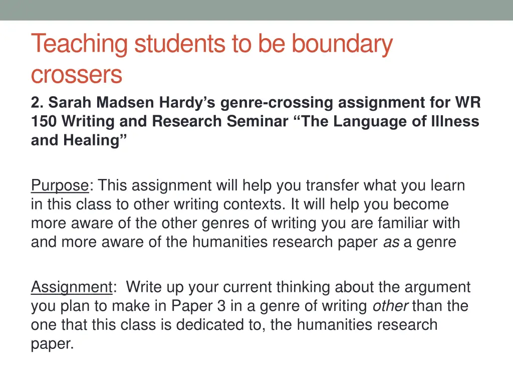 teaching students to be boundary crossers 2 sarah