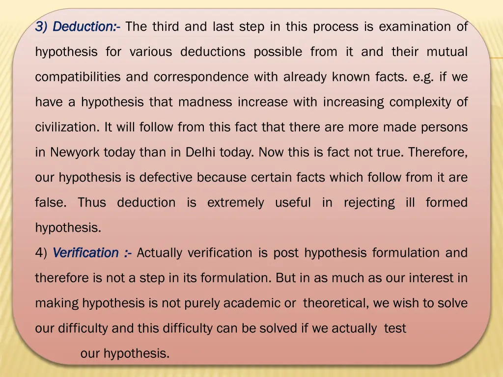 3 3 deduction deduction the third and last step