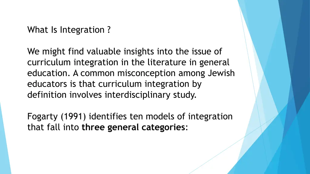 what is integration