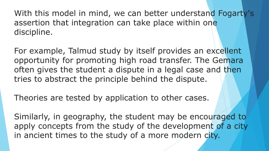 with this model in mind we can better understand