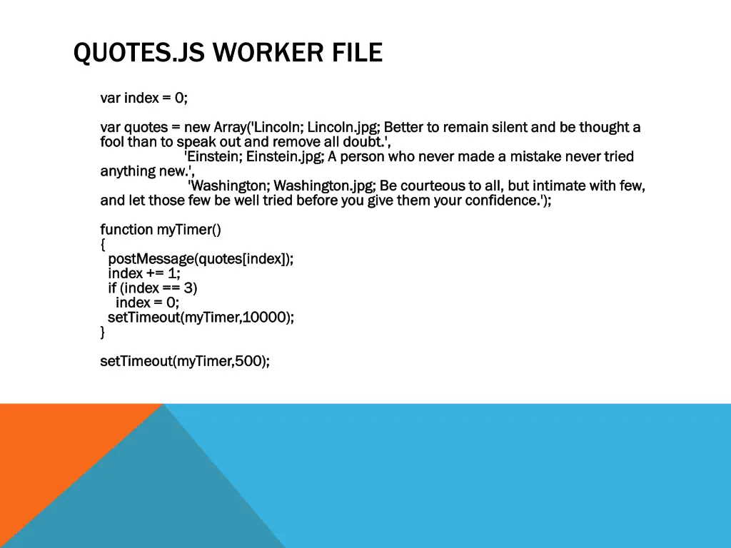 quotes js worker file