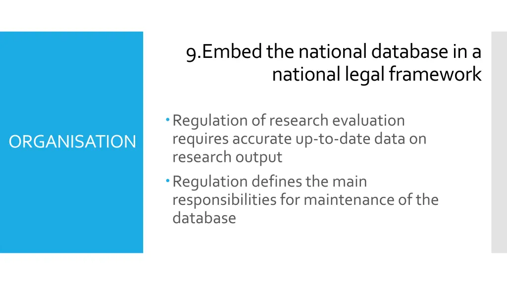 9 embed the national database in a national legal