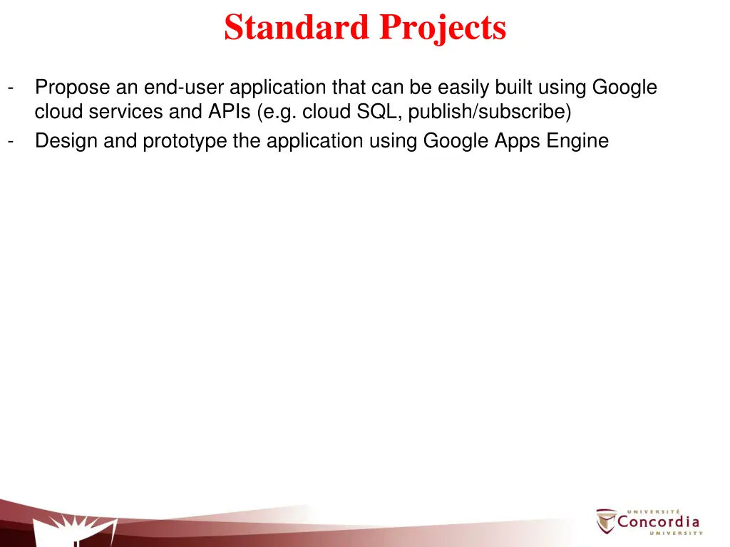 standard projects