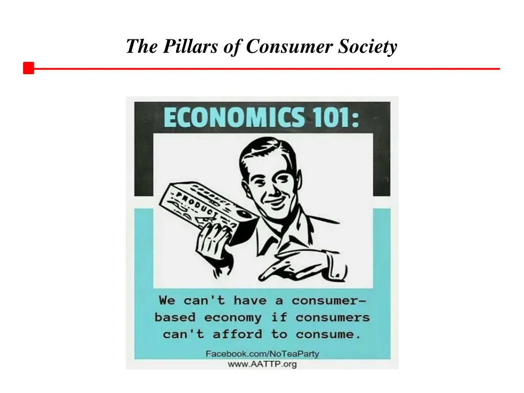 the pillars of consumer society