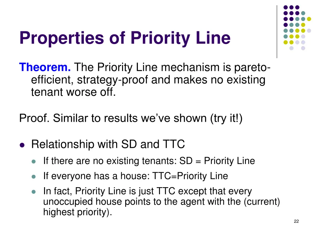 properties of priority line