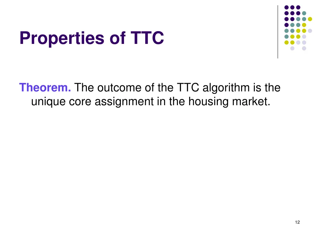 properties of ttc