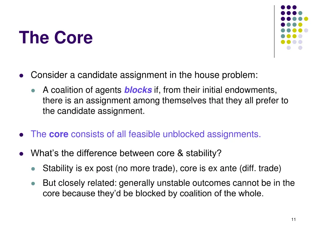 the core