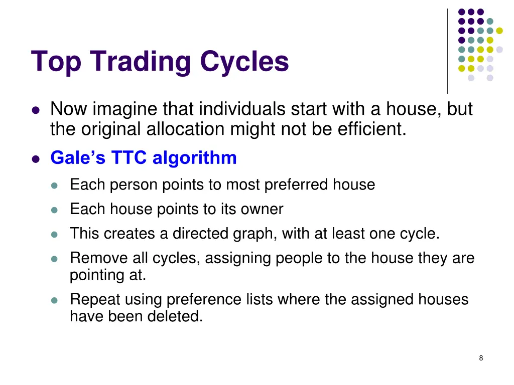 top trading cycles