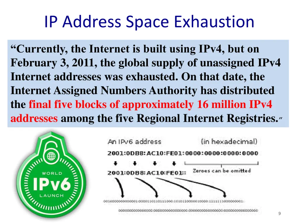 ip address space exhaustion