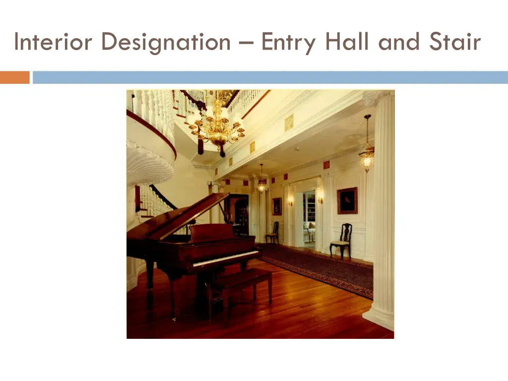 interior designation entry hall and stair