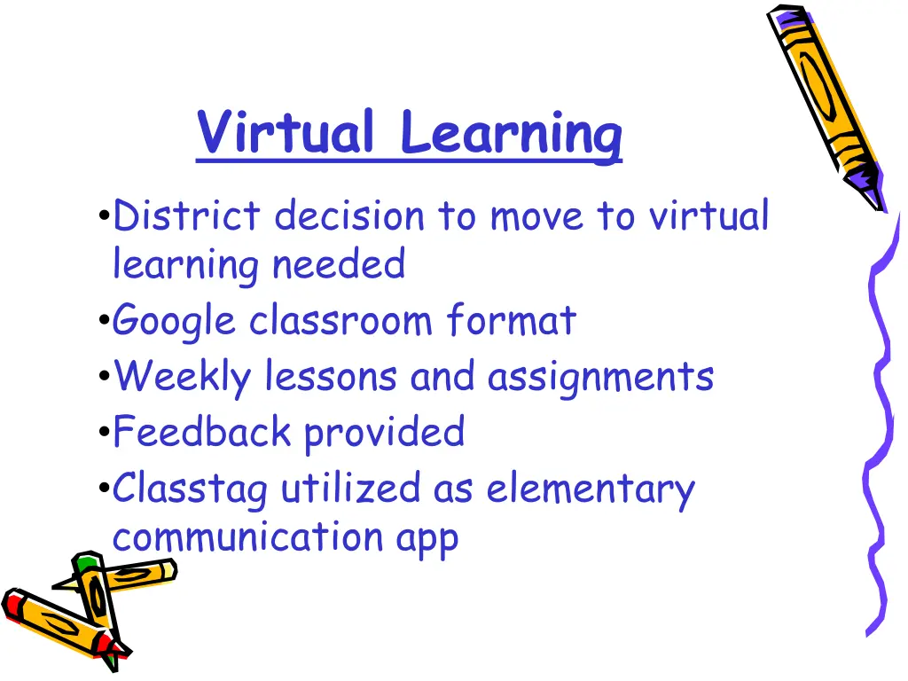 virtual learning district decision to move