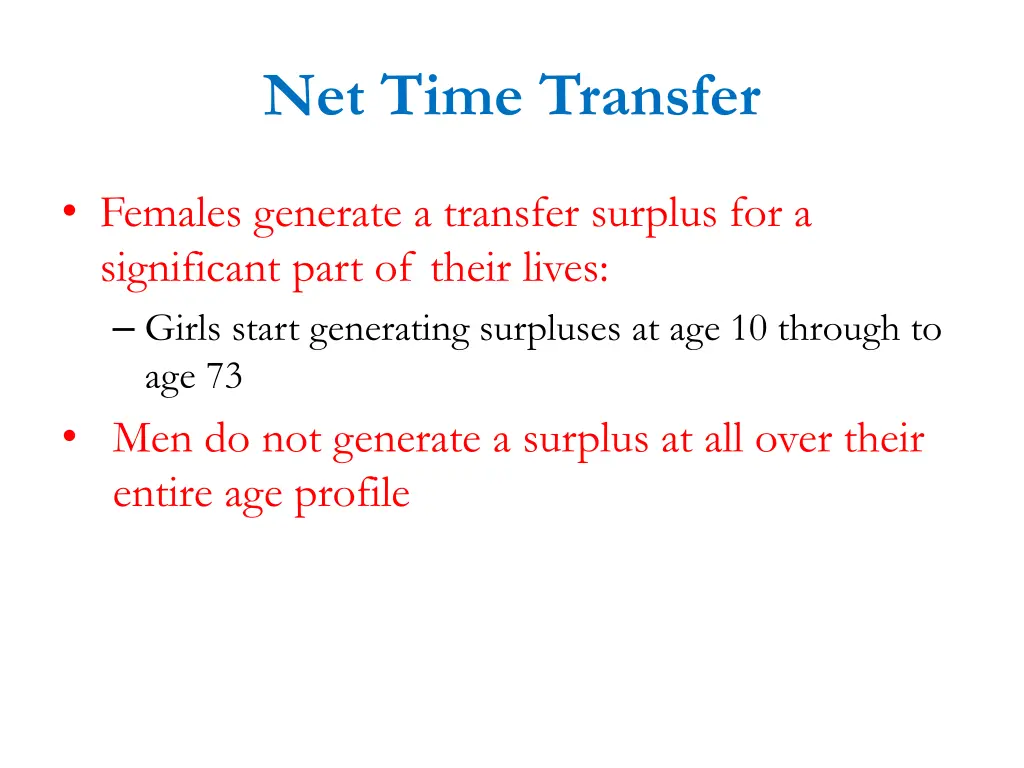 net time transfer