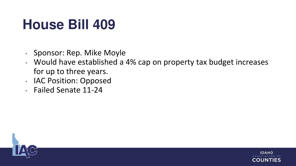 house bill 409