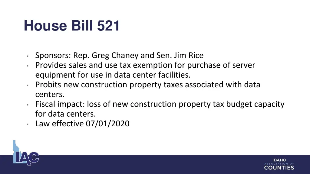 house bill 521