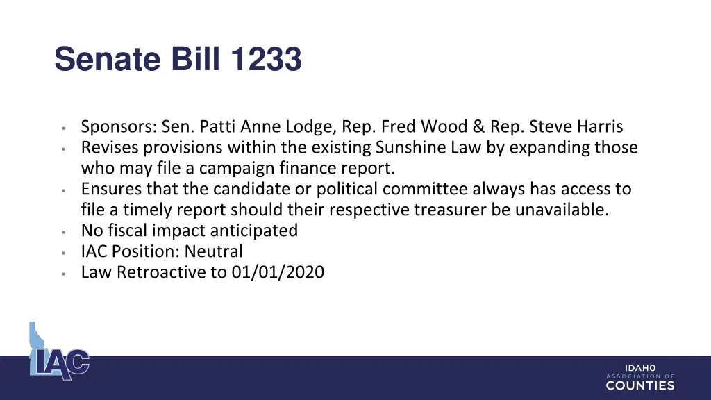 senate bill 1233