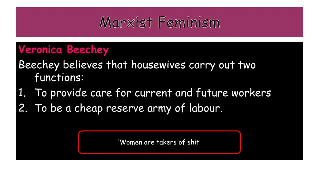 marxist feminism 1