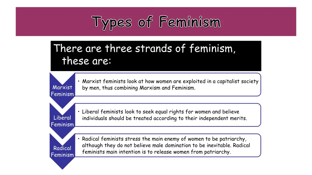 types of feminism