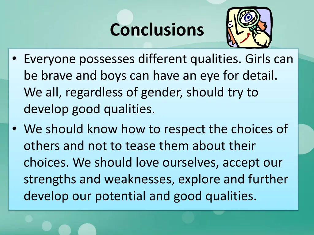 conclusions