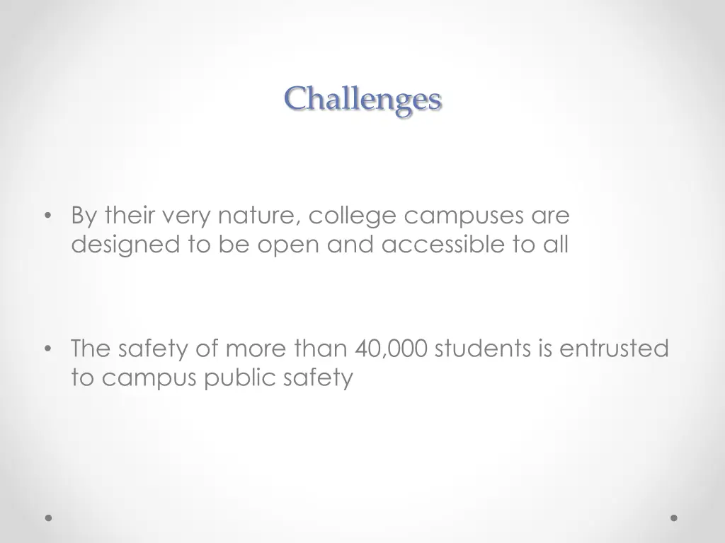 challenges